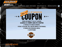 Tablet Screenshot of harley-davidson-genova.com